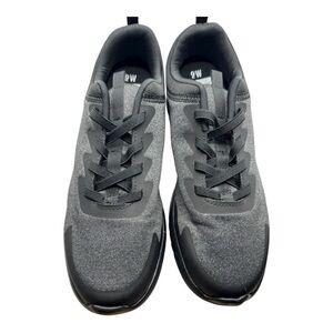 Athletic Works Men’s‎ Wide Fit Memory Foam Walking Shoes Black Size 9W